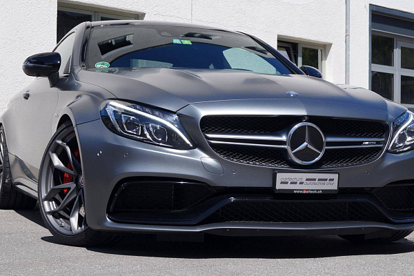 Фото дисков HRE P201 Сатиновый графит на Mercedes-Benz C-Class (W205)