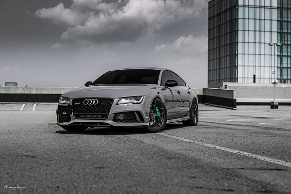Фото дисков Brixton Forged PF5 Глянцевый темный лак на Audi A/RS 7 (4G)