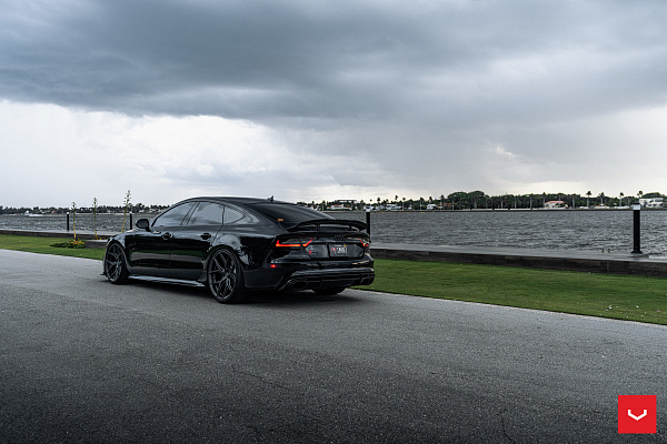 Фото дисков Vossen HF-5 Сатиновый графит на Audi A/RS 7 (4G)