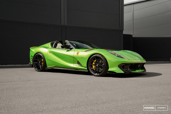 Фото дисков NOVITEC NF11 Черный глянец на Ferrari 812