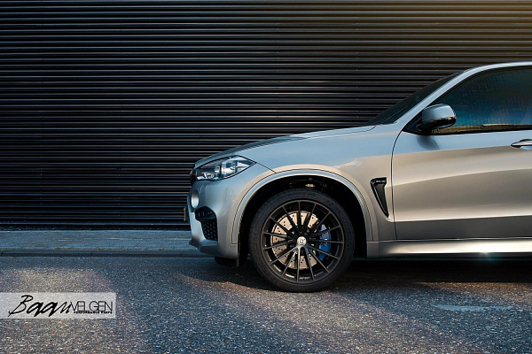 Фото дисков HRE P103 Черный сатин на BMW X5/X5 M (F15/F85)