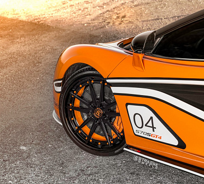 Фото дисков Strasse Wheels SV1 Deep Concave FS на McLaren 570S