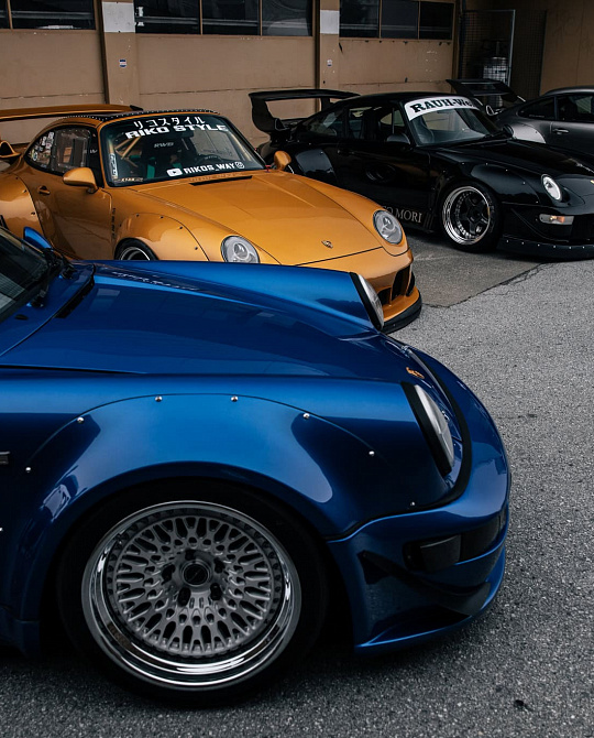 Фото дисков TR20 Сатиновый лак на Porsche 911 III