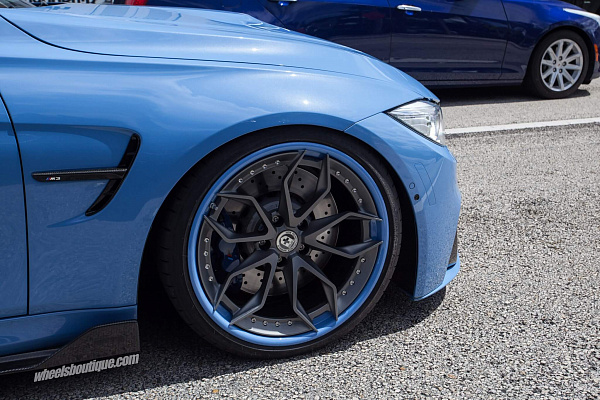 Фото дисков HRE S201 Сатиновый графит на BMW 3/M3 (F3x/F80)