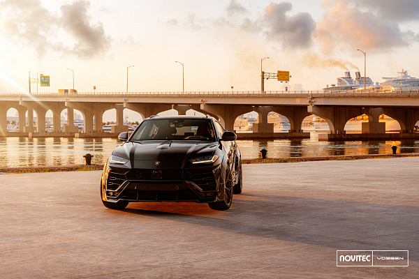 Фото дисков NOVITEC NL4 Сатиновая бронза на Lamborghini Urus