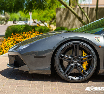 Фото дисков Vossen HF-1 на Ferrari 488