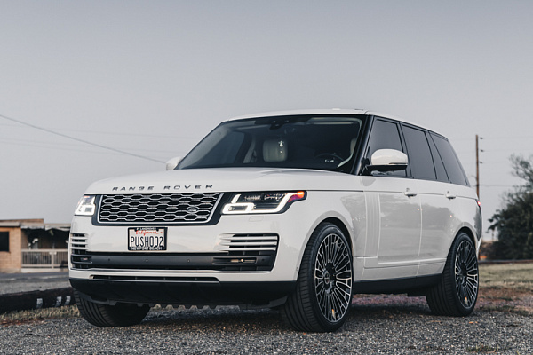 Фото дисков Brixton Forged LX01 Алмазная проточка на Range Rover IV