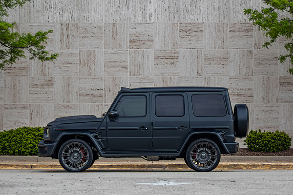 Фото дисков Brixton Forged LX03 Сатиновый темный лак на Mercedes-Benz G-Class III