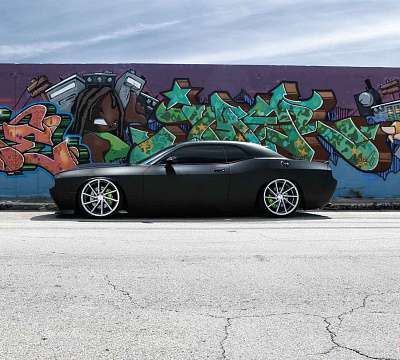 Фото дисков Vossen CVT на Dodge Challenger III