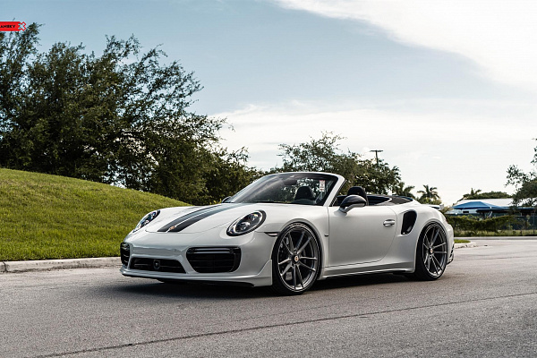 Фото дисков Anrky AN14 Сатиновый тонированный лак на Porsche 911 VII