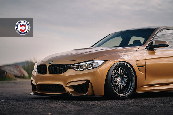 Фото дисков HRE 540 Черный сатин на BMW 4/M4 (F32/F82)
