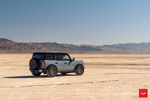 Фото дисков Vossen HF6-3 Матовый графит на Ford Bronco