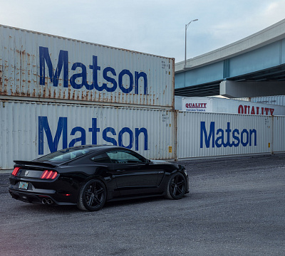 Фото дисков Vossen VFS-5 на Ford Mustang VI