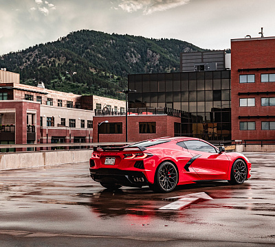 Фото дисков Vossen HF-2 на Chevrolet Corvette C8