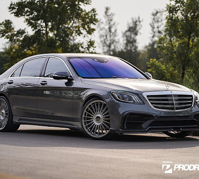 Фото дисков Vossen HF-8 на Mercedes-Benz S-Class (W222, C217)