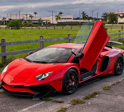 Фото дисков Strasse Wheels SM5R Deep Concave FS на Lamborghini Aventador