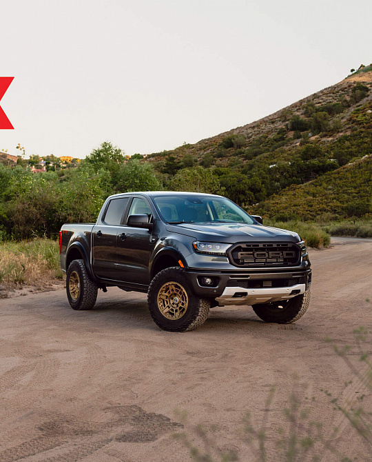 Фото дисков FT1 Сатиновое темное золото на Ford Ranger T6