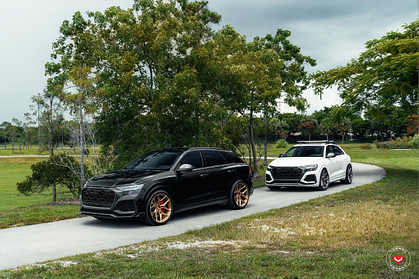 Фото дисков Vossen EVO-4 Глянцевая темная медь на Audi Q8