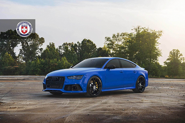 Фото дисков HRE P104 Черный глянец на Audi A/RS 7 (4G)