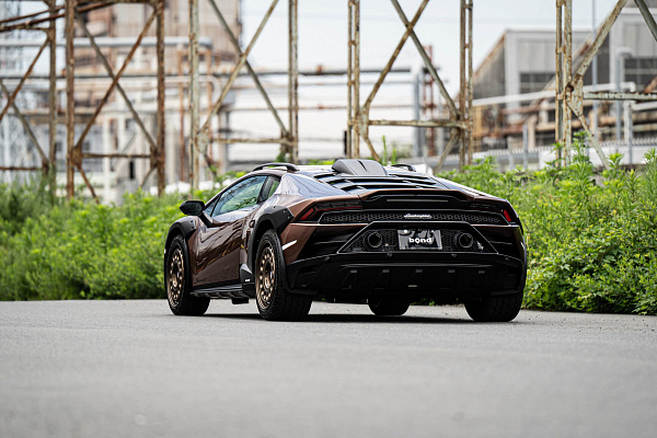 Фото дисков HRE 037 GTM Сатиновая бронза на Lamborghini Huracan