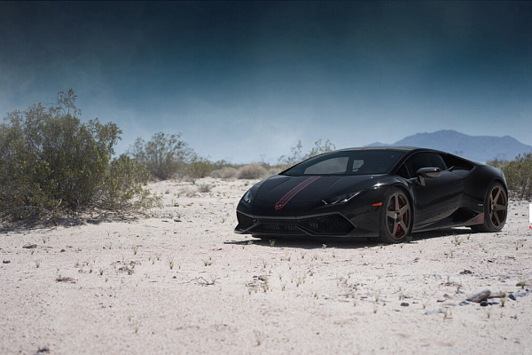 Фото дисков HRE 305M Сатиновая темная бронза на Lamborghini Huracan
