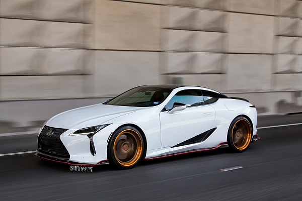Фото дисков Strasse Wheels SV1 Deep Concave FS Другой цвет на Lexus LC 500