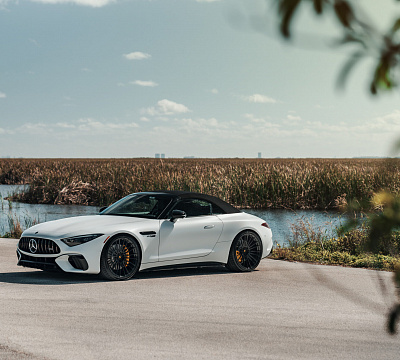 Фото дисков Vossen S17-04 на Mercedes-Benz SL (R232)
