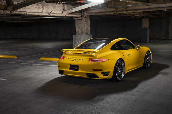 Фото дисков HRE S107 Глянцевый графит на Porsche 911 VII