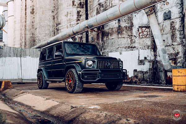 Фото дисков Vossen LC3-01 Сатиновая темная медь на Mercedes-Benz G-Class III