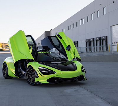Фото дисков Strasse Wheels SV10M Deep Concave FS на McLaren 720S