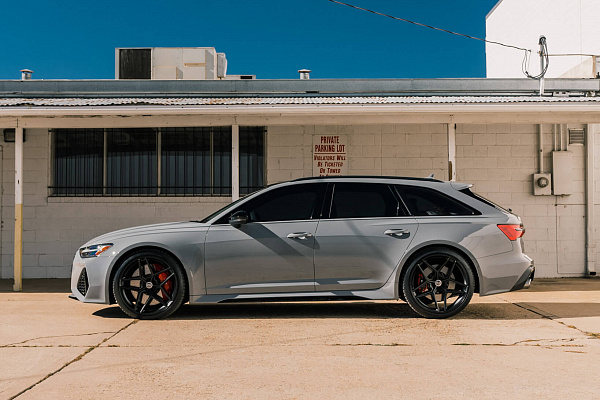 Фото дисков HRE FF11 Черный сатин на Audi A/RS 6 (C8)