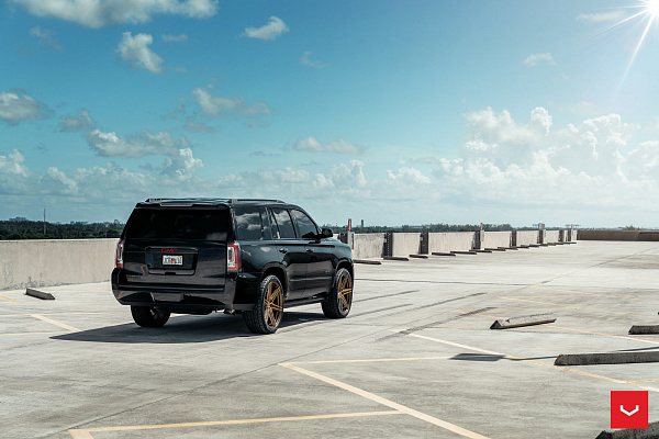 Фото дисков Vossen HF6-2 Глянцевое темное золото на GMC Yukon V