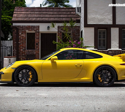 Фото дисков HRE P101 на Porsche 911 VII