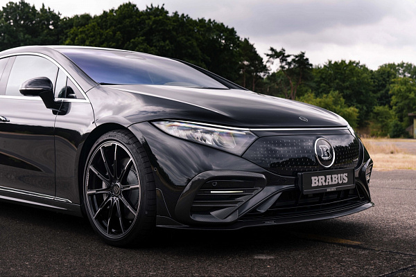 Фото дисков BRABUS Monoblock Z (Platinum Edition) Черный глянец на Mercedes-Benz EQS
