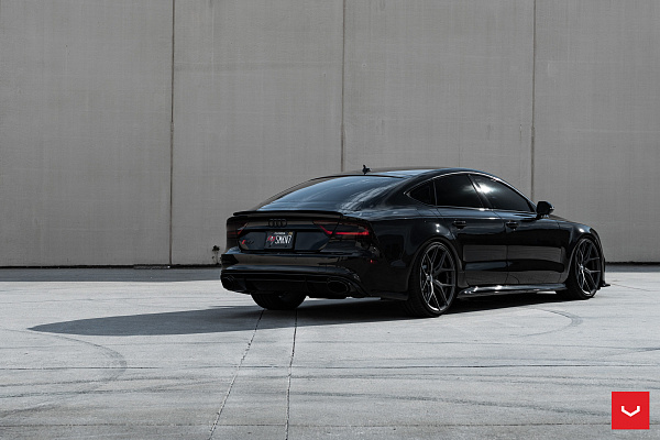 Фото дисков Vossen HF-5 Сатиновый графит на Audi A/RS 7 (4G)