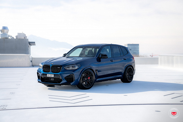 Фото дисков Vossen M-X3 (3-Piece) Черный глянец на BMW X3/X3 M (G01/F97)