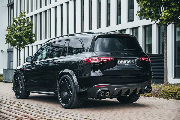 Фото дисков BRABUS Monoblock M (Platinum Edition) Черный глянец на Mercedes-Benz GLS (X167)