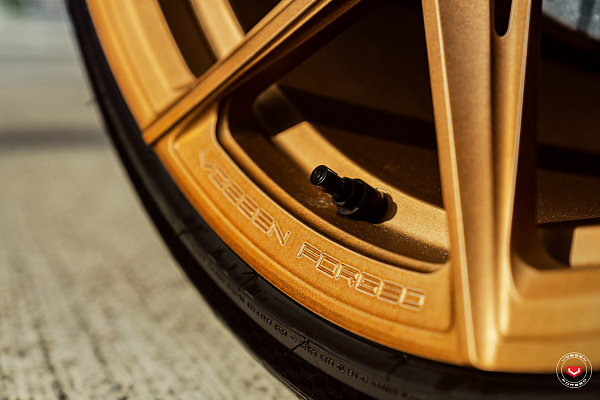 Фото дисков Vossen EVO-3R Глянцевое темное золото на McLaren 600