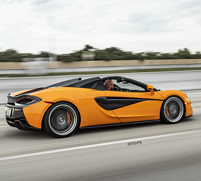 Фото дисков Strasse Wheels SV1 Deep Concave FS на McLaren 570S