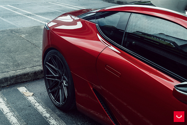 Фото дисков Vossen HF-7 Глянцевый графит на Lexus LC 500