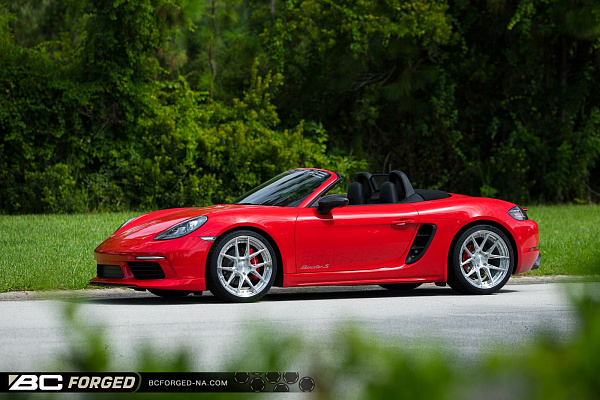 Фото дисков BC Forged HCA381 Глянцевый лак на Porsche Boxster III
