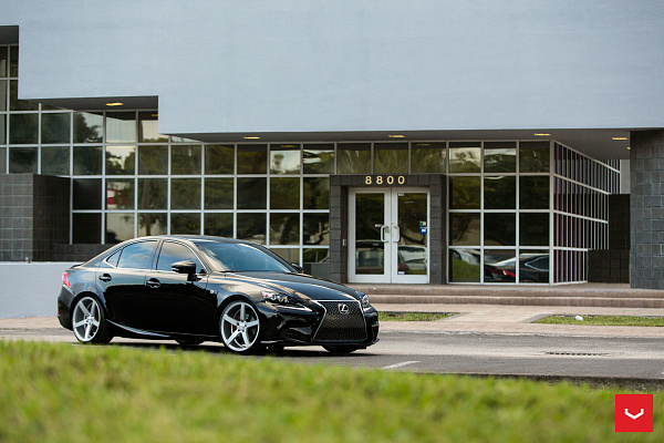 Фото дисков Vossen CV3 Серебро на Lexus IS II