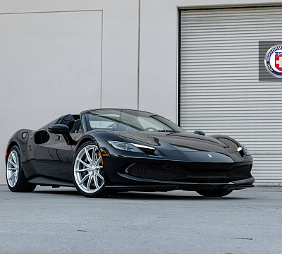 Фото дисков HRE P104SC на Ferrari 296