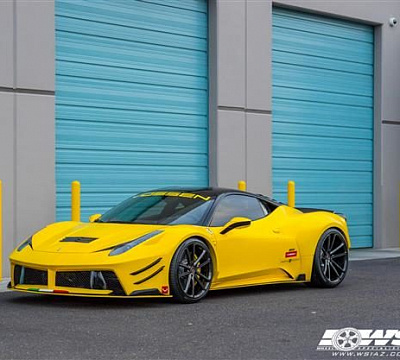 Фото дисков Vossen CG-203 на Ferrari 458