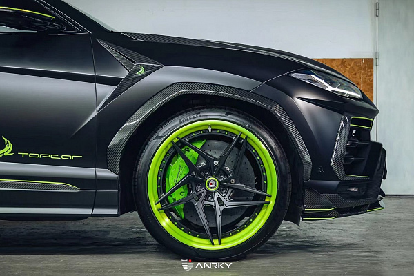 Фото дисков Anrky S3-X3 Черный сатин на Lamborghini Urus