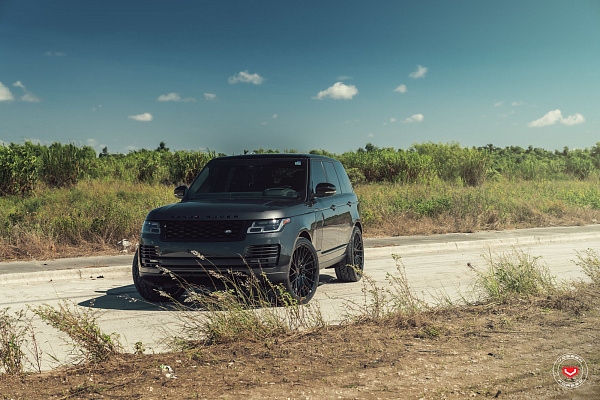 Фото дисков Vossen EVO-6T Черный глянец на Land Rover Range Rover IV