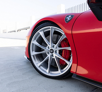 Фото дисков HRE P204 на Ferrari SF90