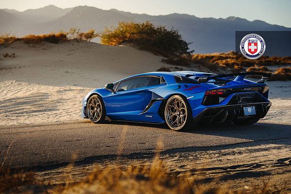 Фото дисков HRE S111SC Сатиновая темная медь на Lamborghini Aventador