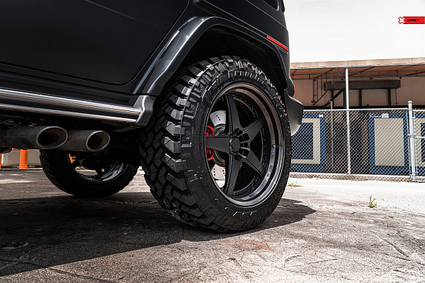 Фото дисков Anrky RS5 Черный сатин на Mercedes-Benz G-Class III