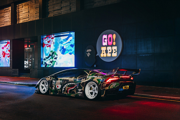 Фото дисков Brixton Forged TR05 AERO1 Белый глянец на Lamborghini Huracan